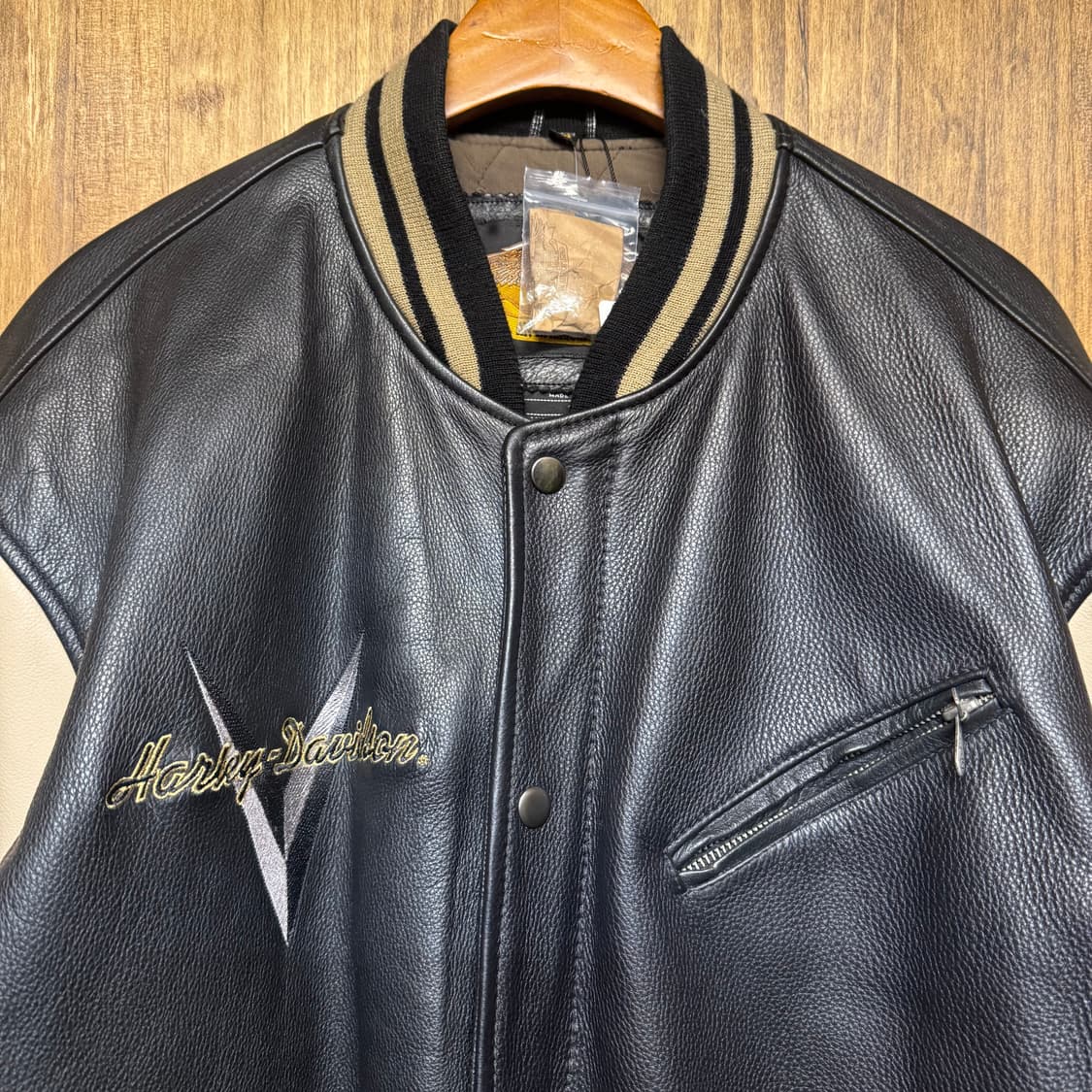 HARLEY-DAVIDSON leather bomber jacket 상품이미지3