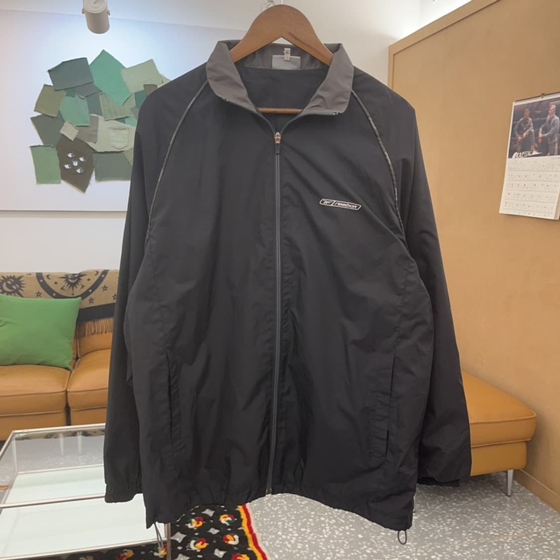 리복 올드스쿨 모던 캐주얼 스포티 바람막이 자켓 XL C08452 상품이미지3