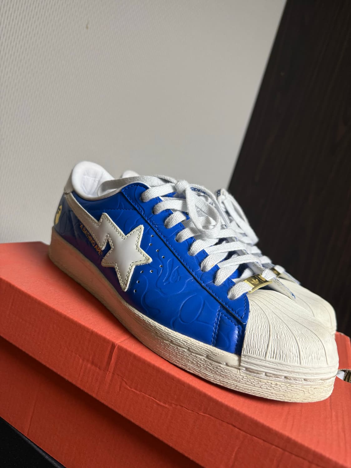 아디다스 베이프 슈퍼스타 빈티지 블루(275) 상품이미지2