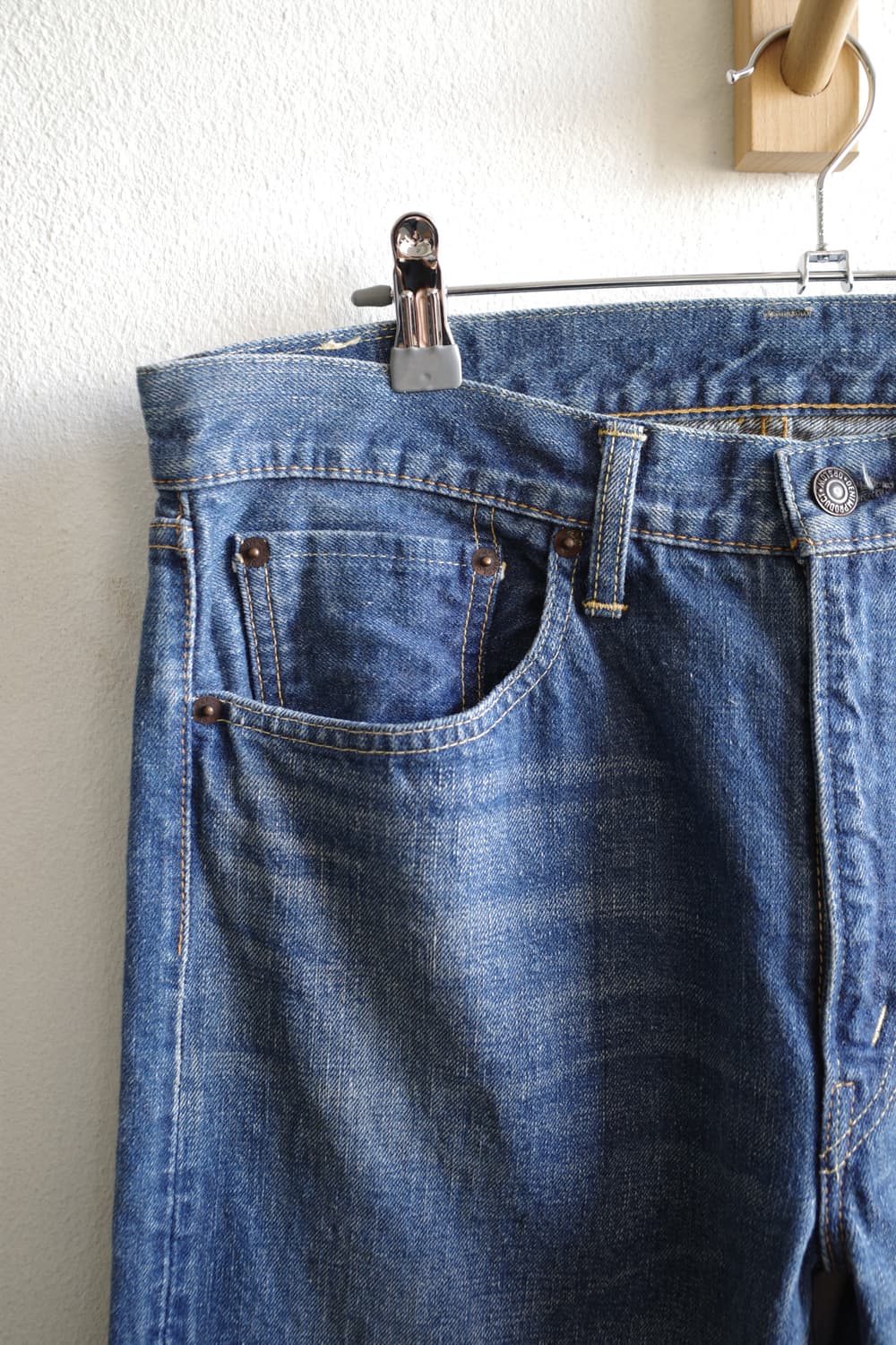 오어슬로우 107 2year 셀비지 데님 팬츠 상품이미지3