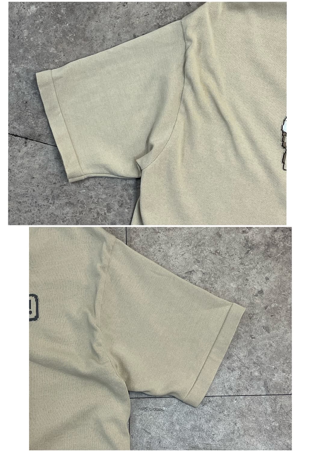 질스튜어트 니트 반팔 베이지 M #csz2438 상품이미지4