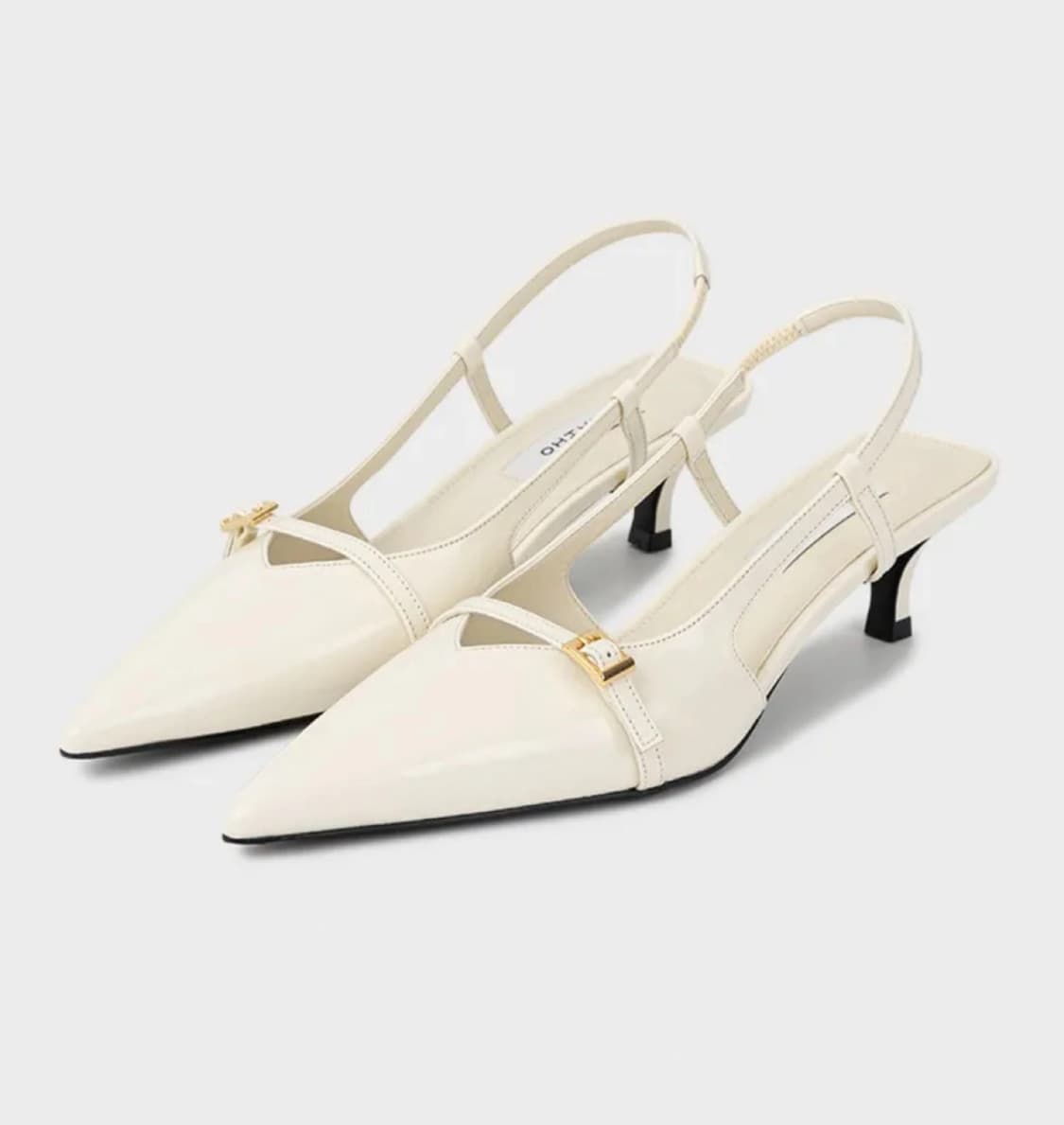 기호 KHIHO 아이보리 슬링백 힐 245 상품이미지1