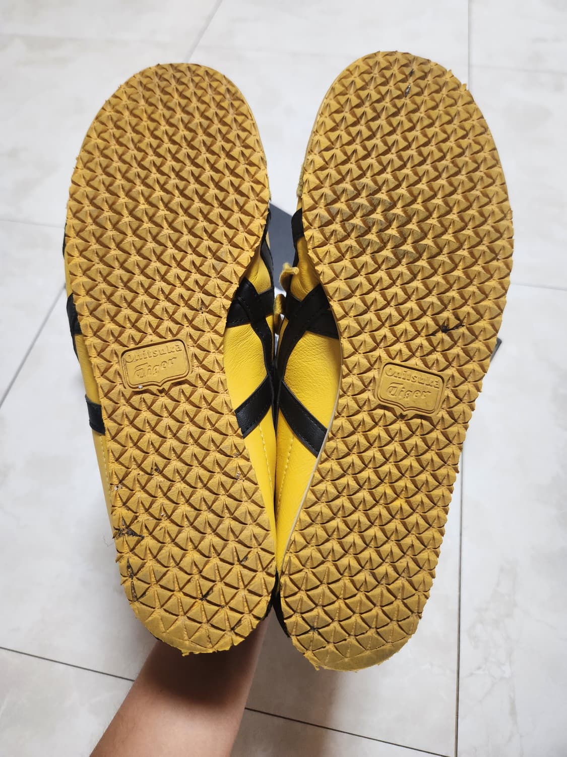 오니츠카타이거 멕시코66 옐로우 블랙 265사이즈  상품이미지4