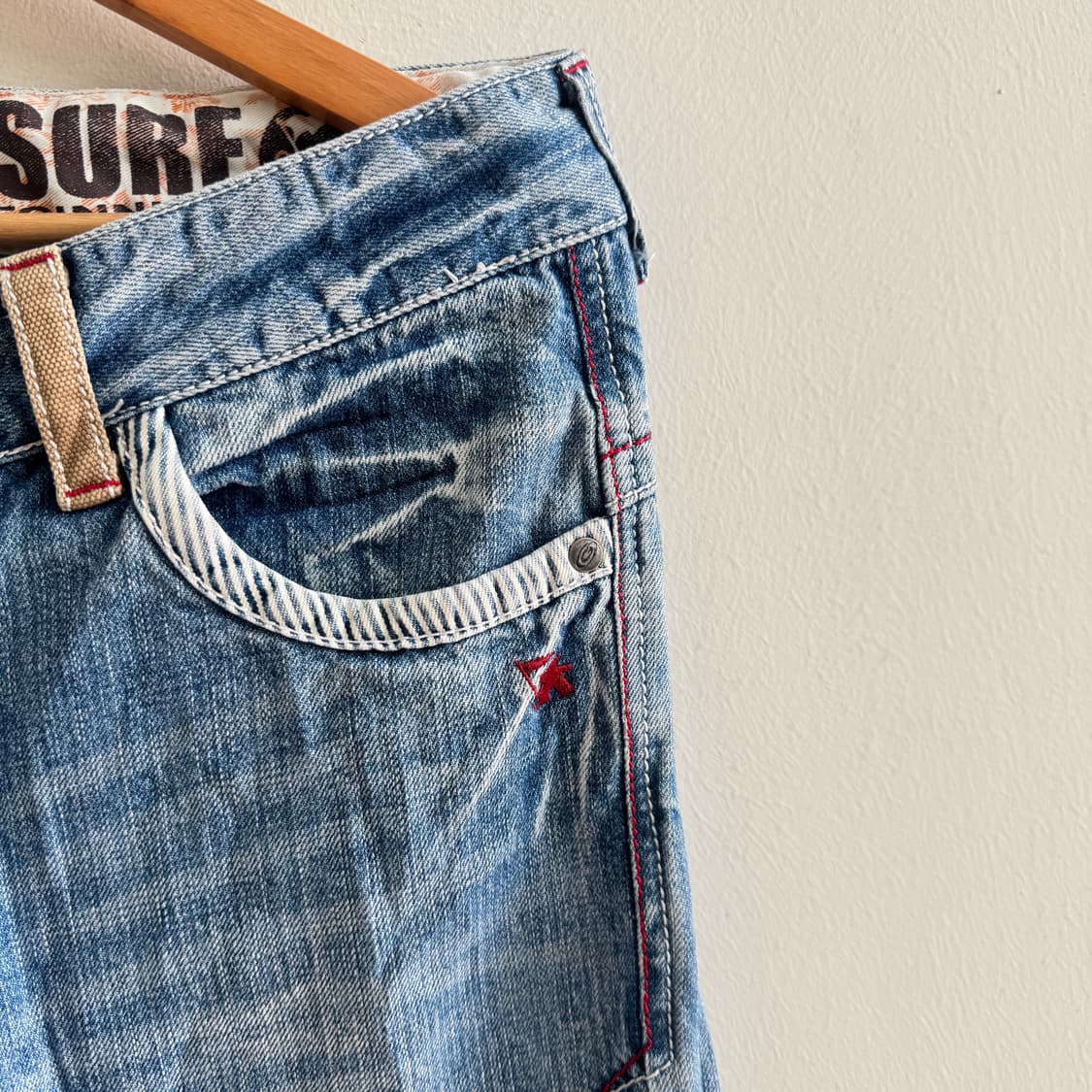 Gotha 갓차 프린팅 데님 팬츠 일본 빈티지 상품이미지7