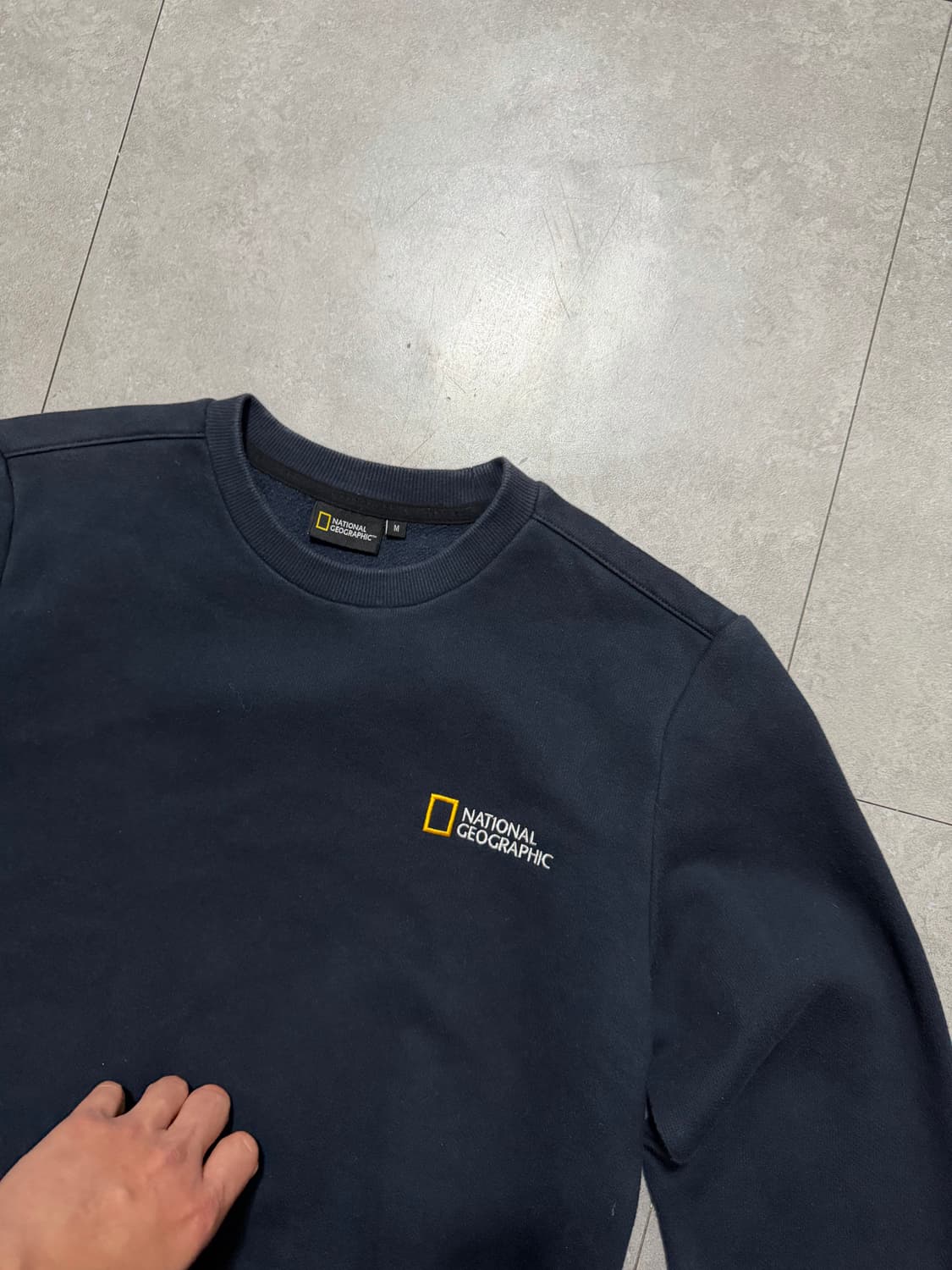  내셔널지오그래픽  빈티지  블랙  스웻셔츠  롱슬리브95size 상품이미지2