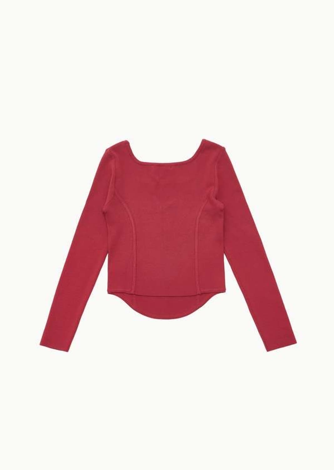 아모멘토 square neck corset knit 니트  상품이미지1