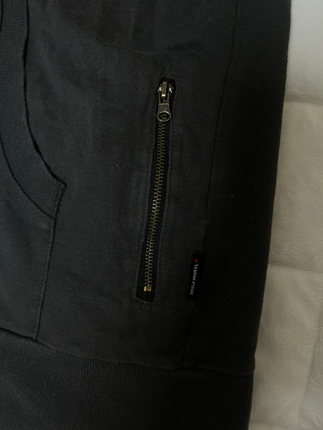 덤 옷 포함) THINK PINK 체크 반팔 후디 갸루 엑시즈팜 트랄라라 상품이미지3