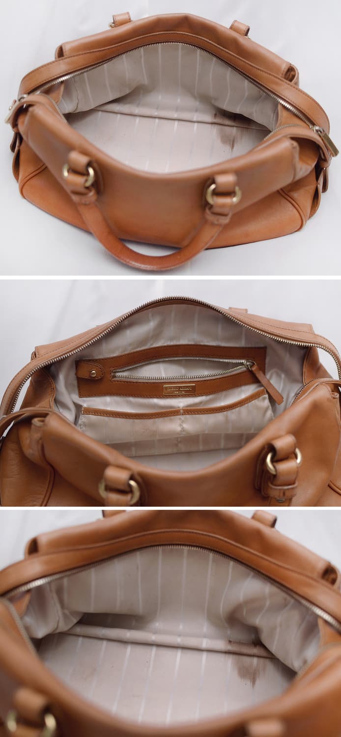 아르마니 (GA) 비텔로 바케타레더 클래식 토트.보스턴백 상품이미지6