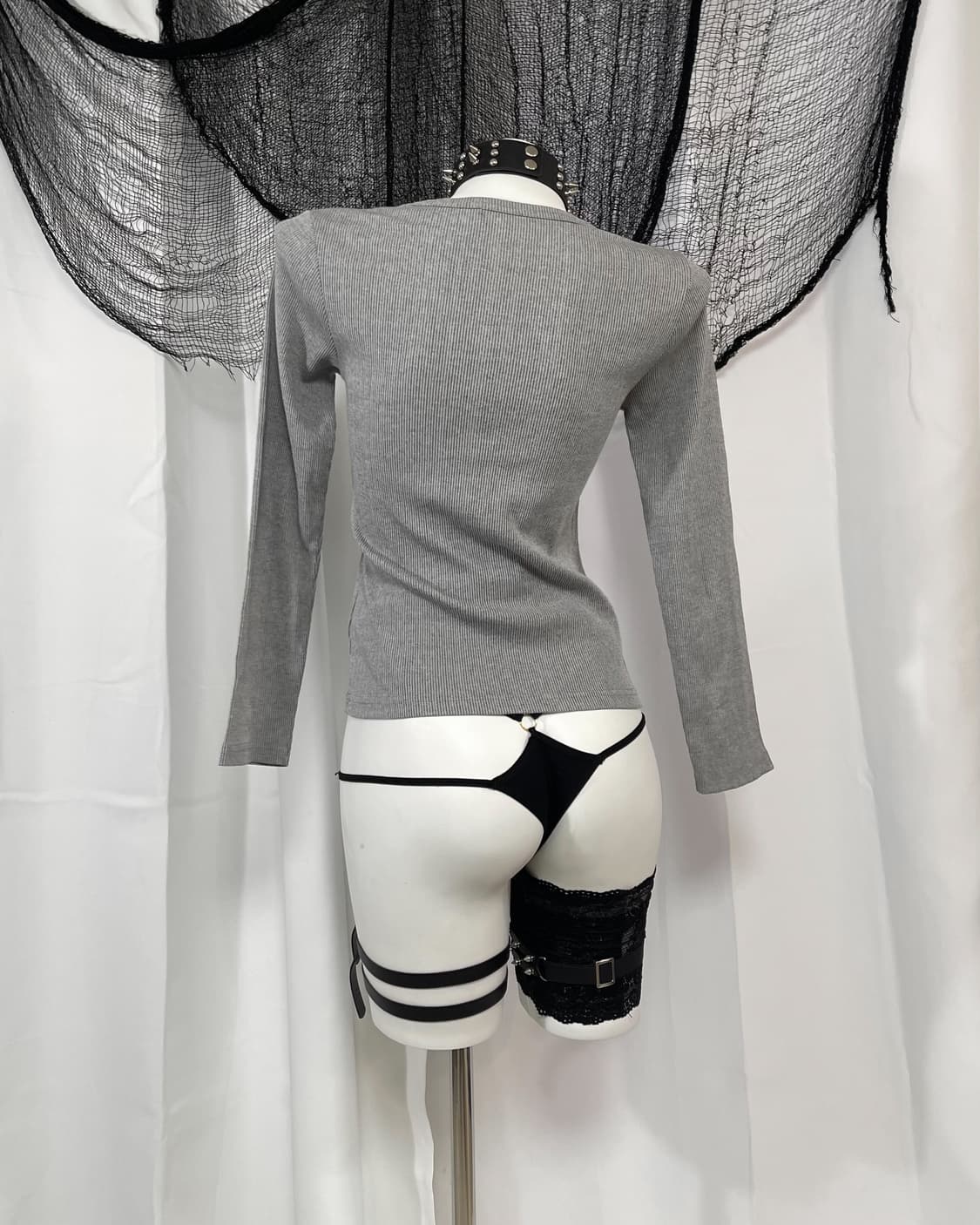 gray printing t-shirt 상품이미지4