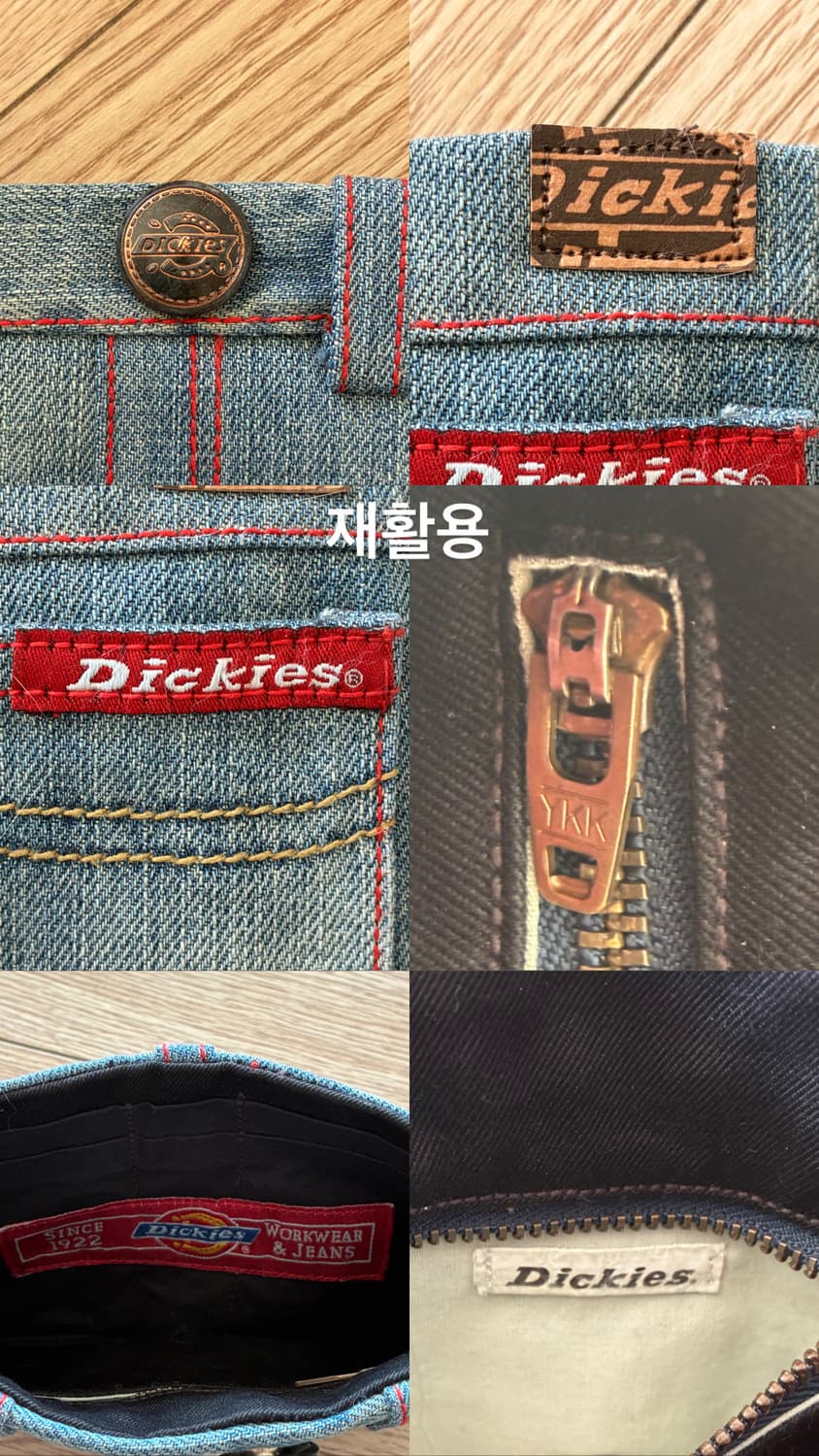 Dickies BASIC demin Remake wallet 상품이미지10