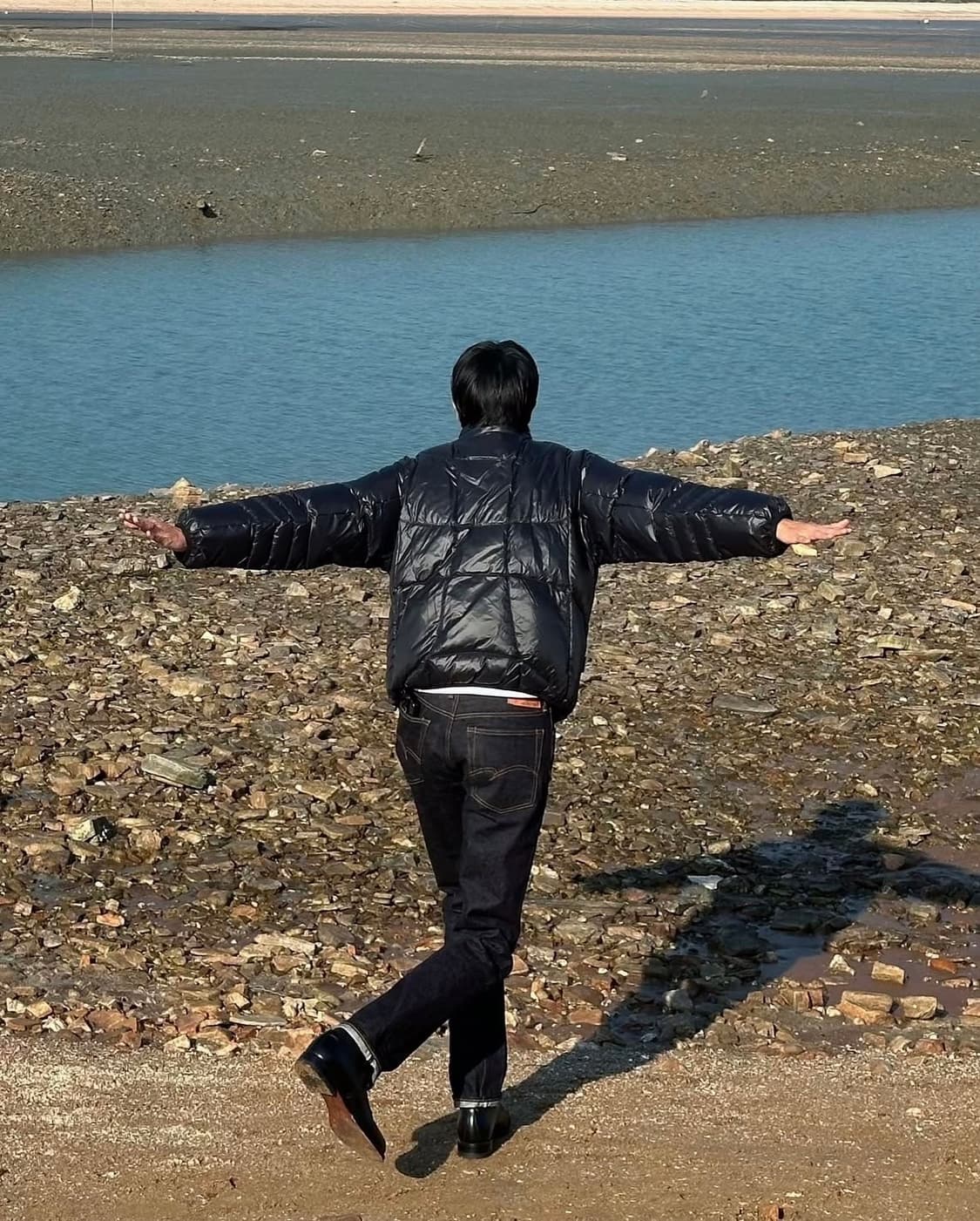 주우재 착용 팬암 경량패딩 상품이미지3