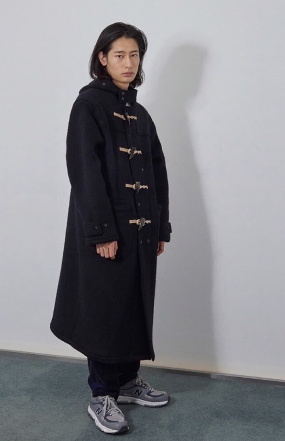 헤리티지플로스 울 더플코트 M 상품이미지2