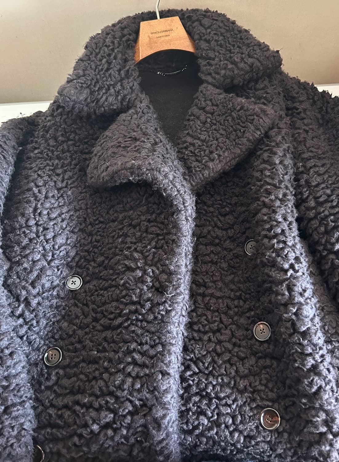 돌체앤가바나 캐시미어 테디 코트 상품이미지8