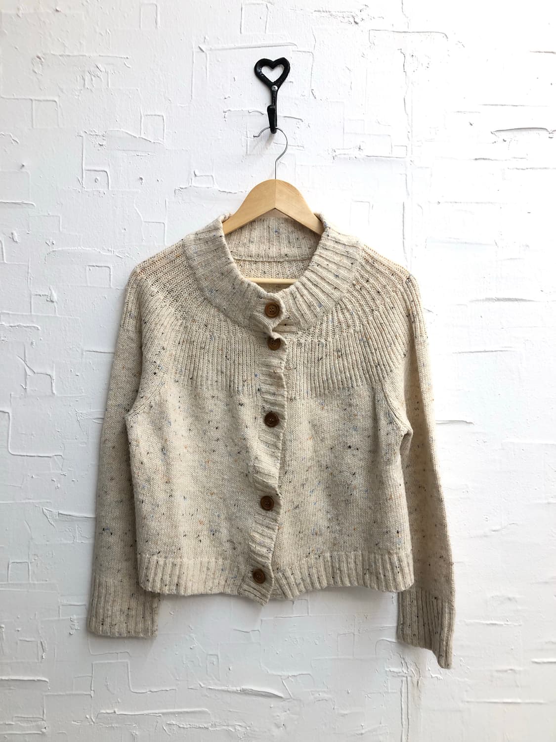 Cozy ivory cardigan 상품이미지4