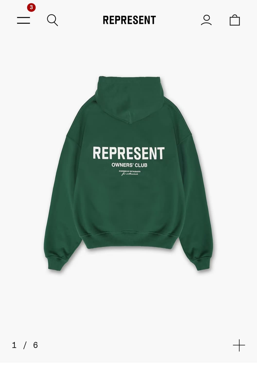 리프레젠트 오너스클럽 그린 m 상품이미지4