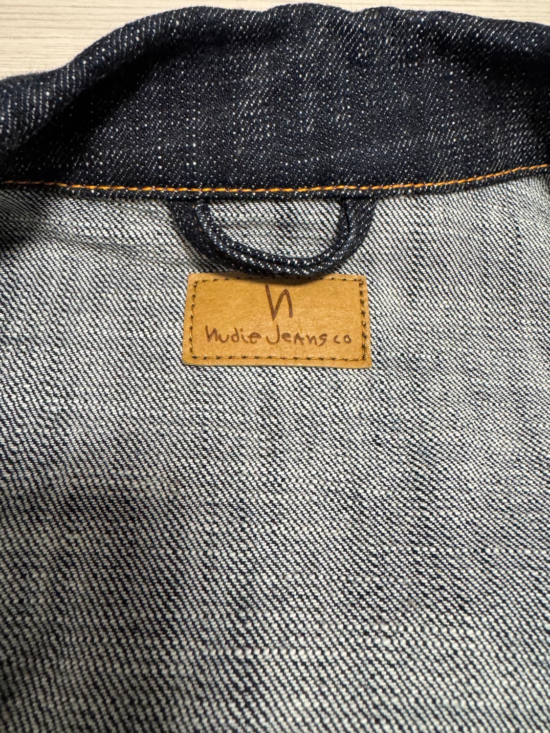 누디진 로니 드라이 크로스 데님 자켓 XL 상품이미지4