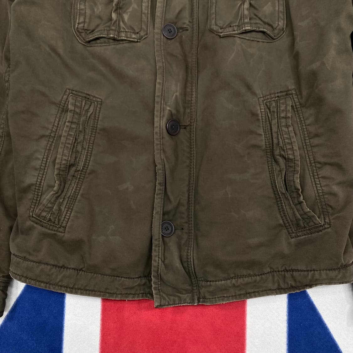 아베크롬비 빈티지 워싱자켓 XL  상품이미지5