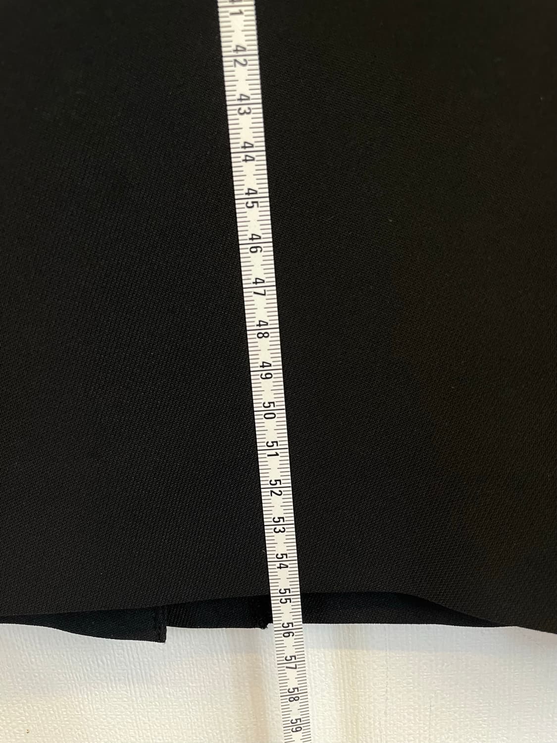 잇미샤 블랙H라인 정장미디스커트 검정치마 하객룩오피스룩출근룩면접룩 상품이미지4