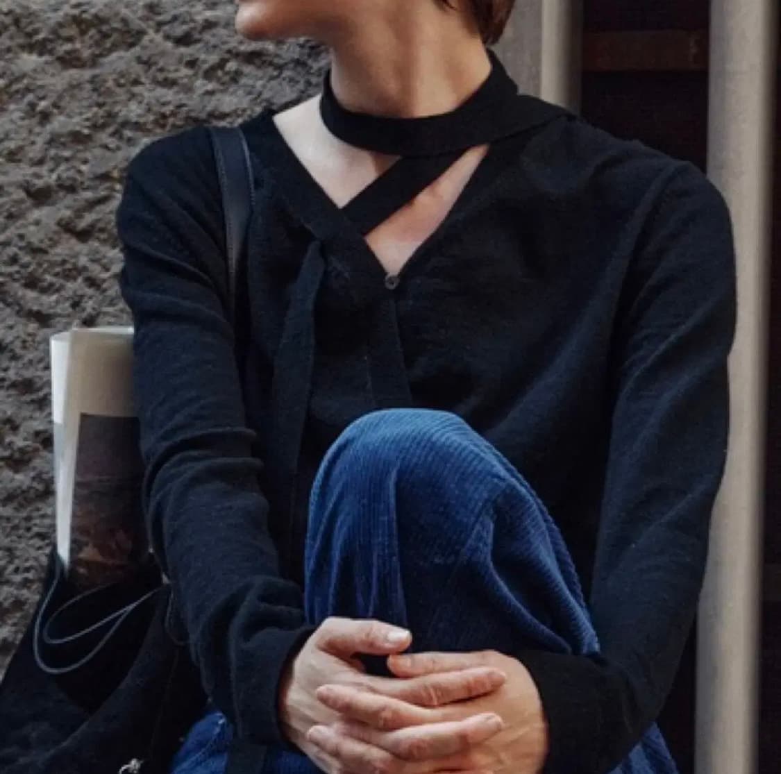 [루에브르] 캐시미어 블렌디드 투웨이 가디건 상품이미지3