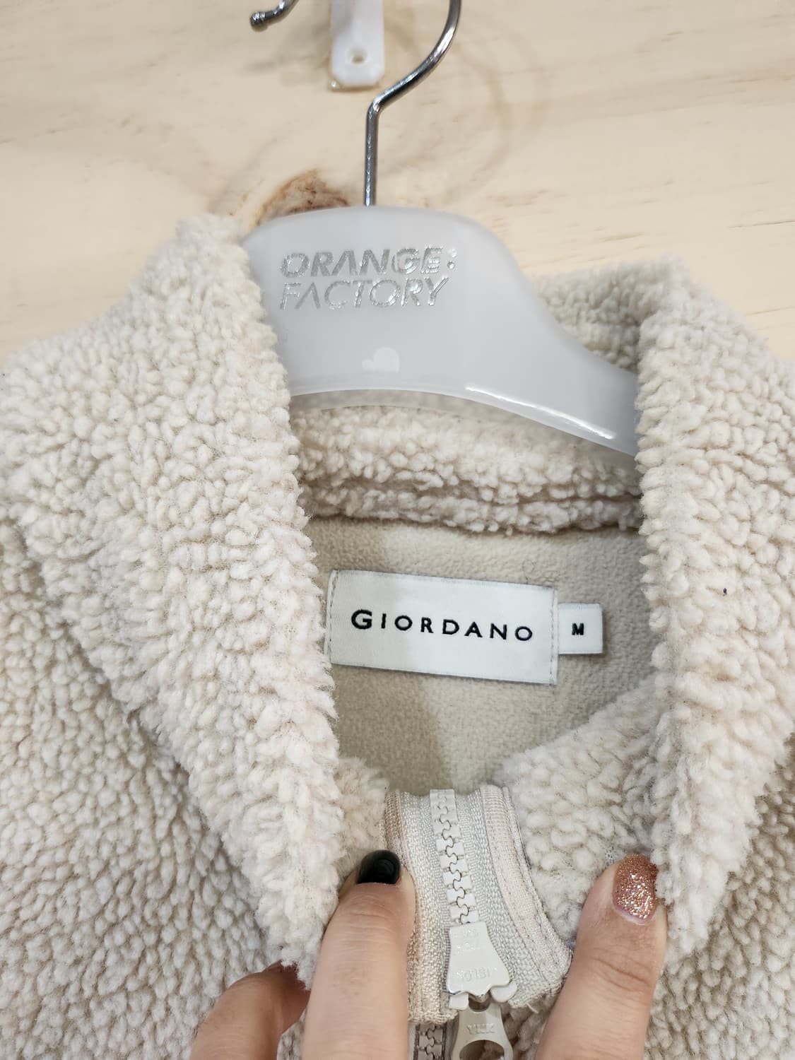 580) 지오다노 뽀글이 후리스 자켓 상품이미지5