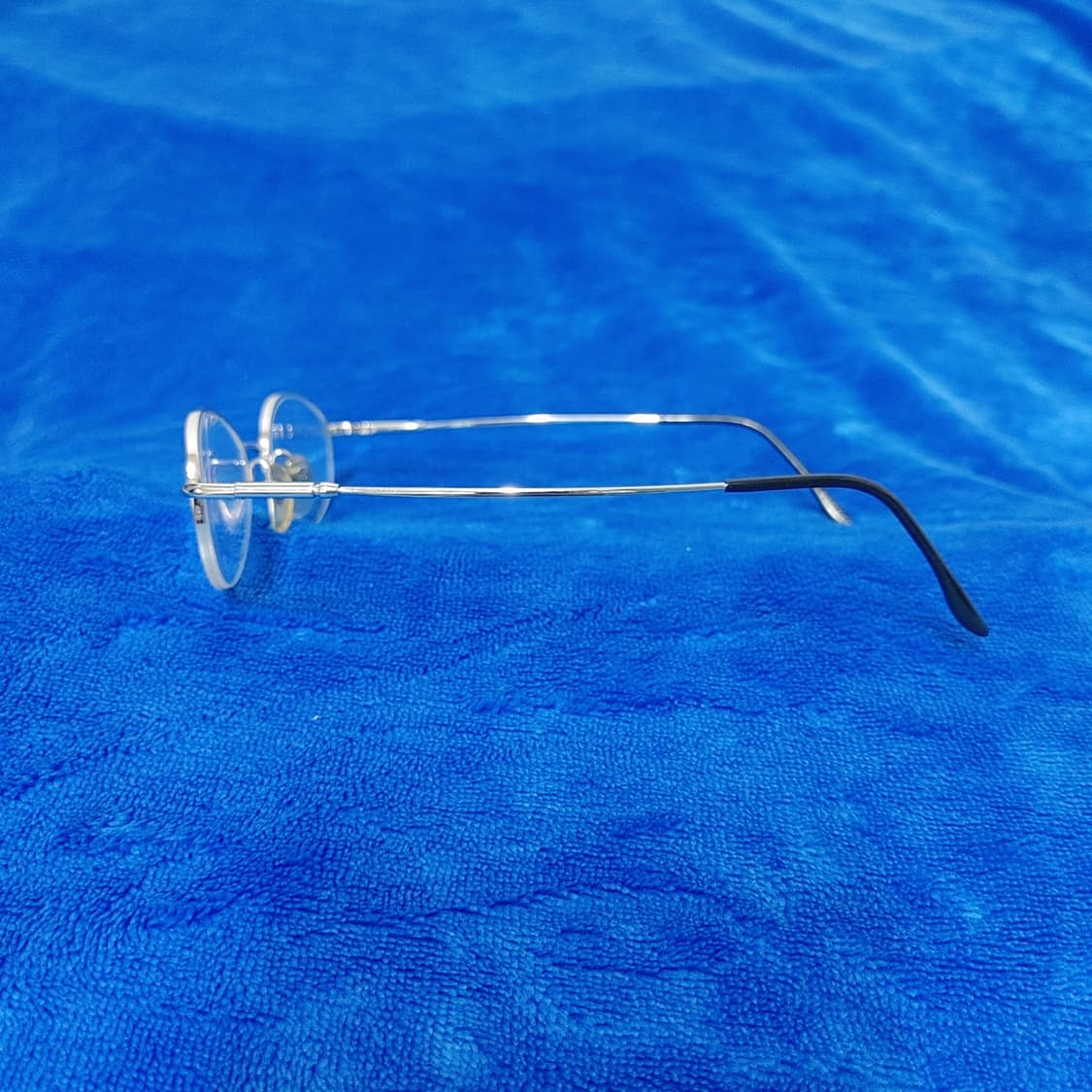 실버 반무테 빈티지안경 상품이미지5