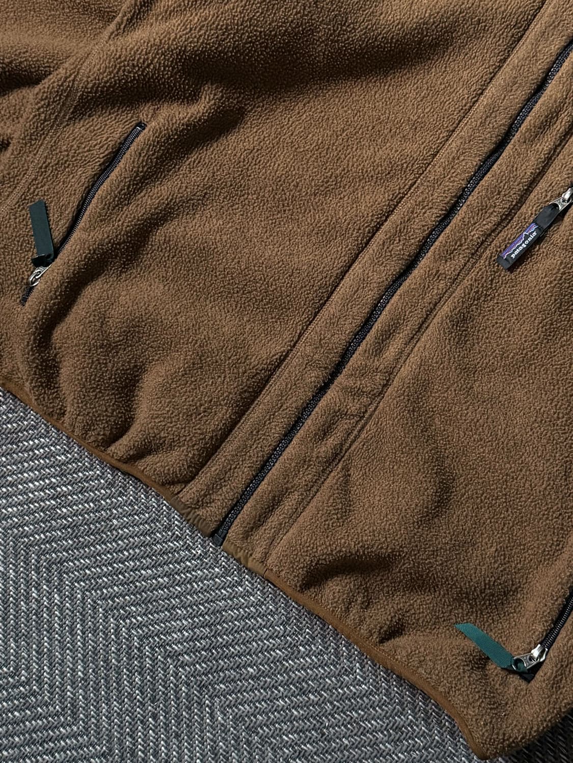 90s USA 파타고니아 레트로 플리스 집업 자켓 (105-110) 상품이미지4