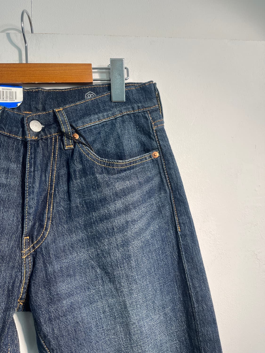 (새 상품) Levi’s 505 진청 8부 데님 28 상품이미지6