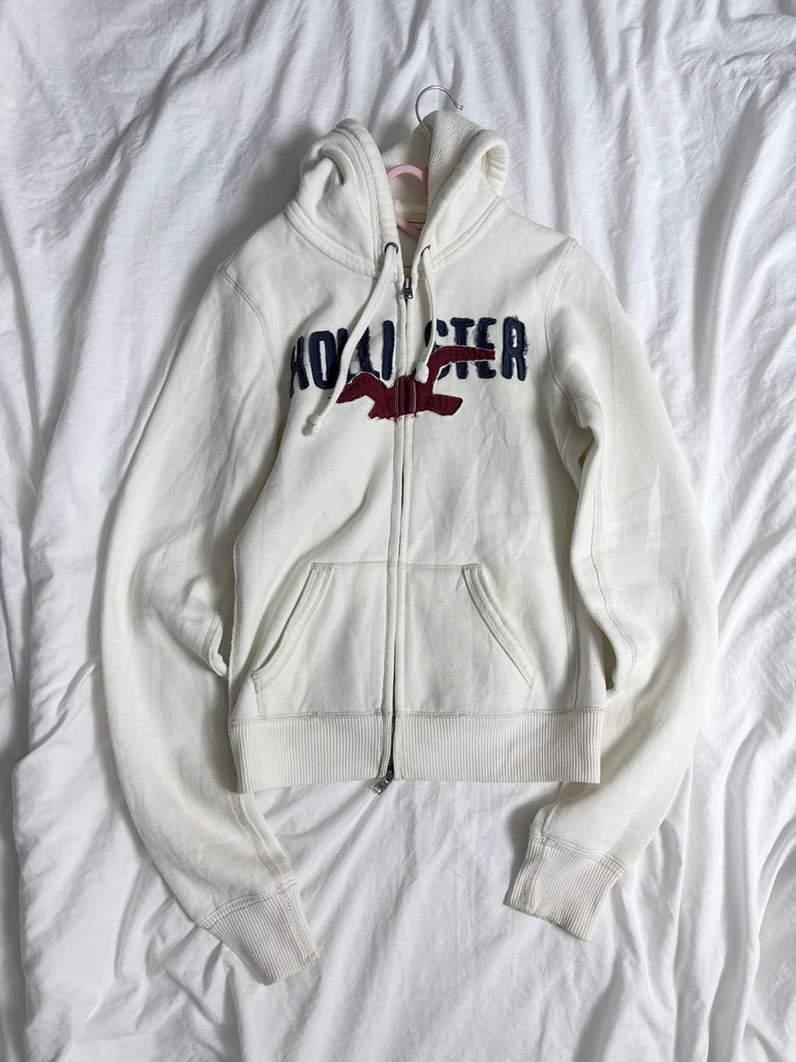 홀리스터 아이보리 후드집업 상품이미지2