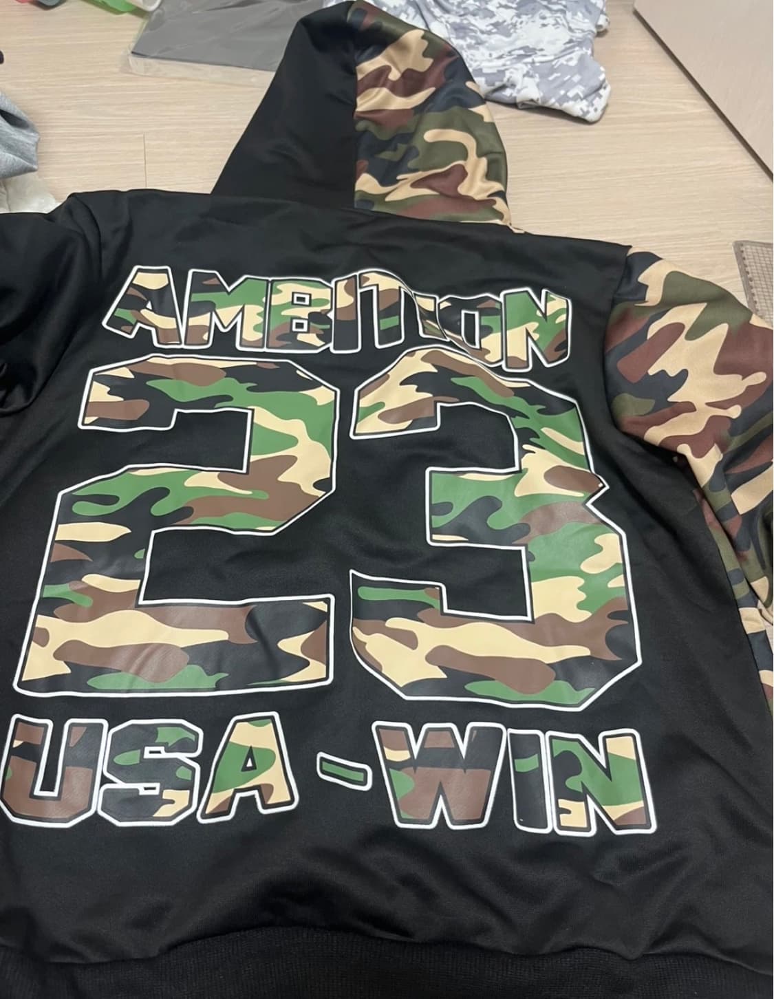 새상품)카모 밀리터리 카모플라쥬 힙한 후드집업 상품이미지2