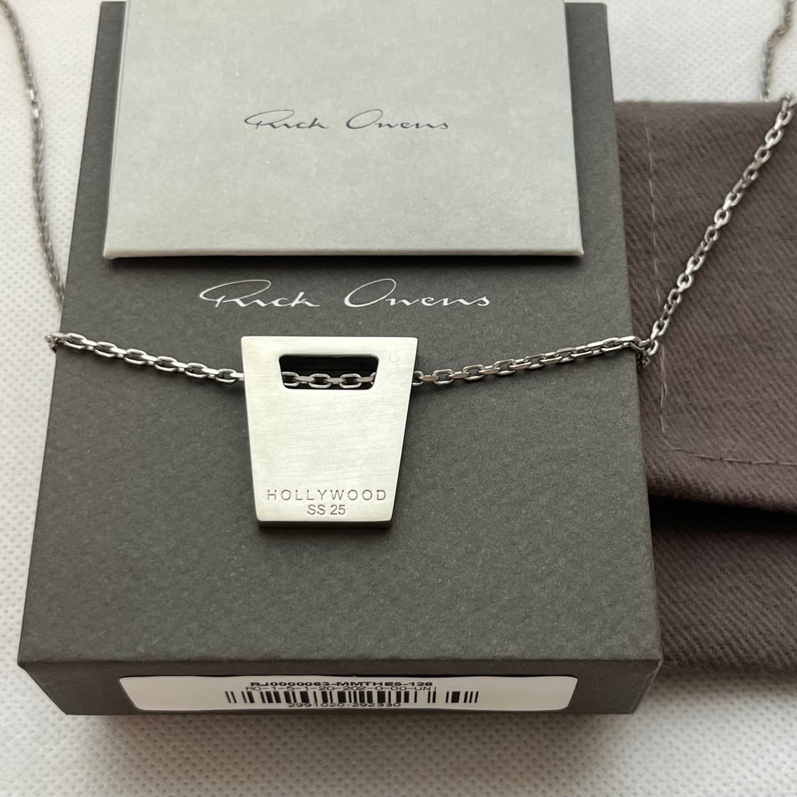 릭오웬스 DOG TAG 목걸이/실버 상품이미지2