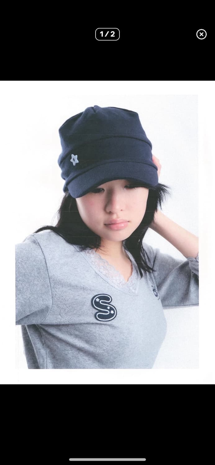 샬롬클럽모자 네이비 상품이미지2