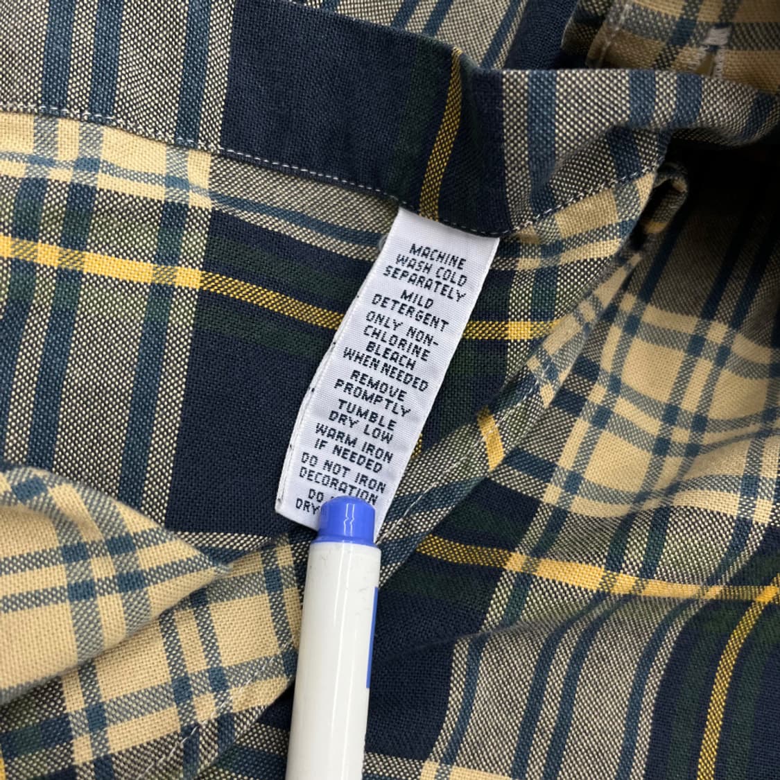 폴로 랄프로렌 엘보우 스웨이드 패치 타탄체크 셔츠 M 상품이미지6