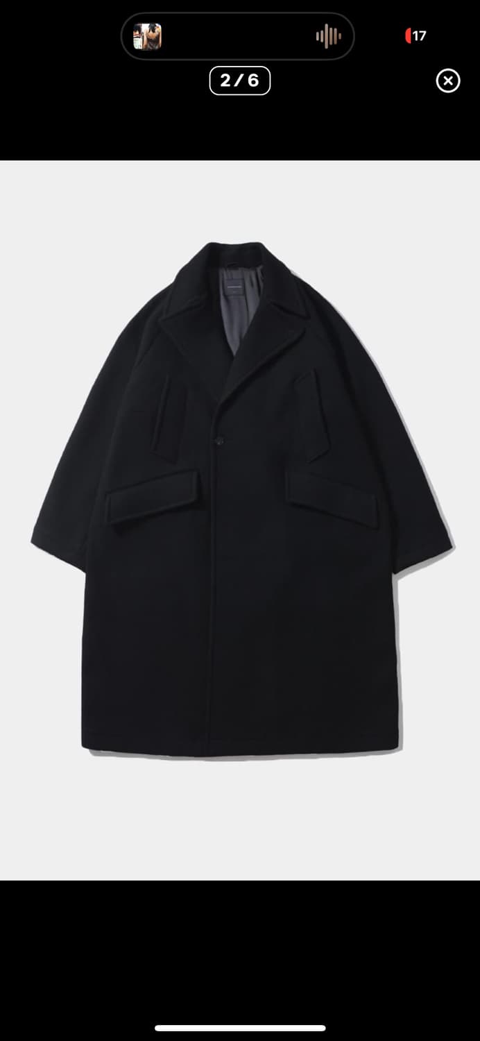 m) 모이프 moif trc coat black 상품이미지2