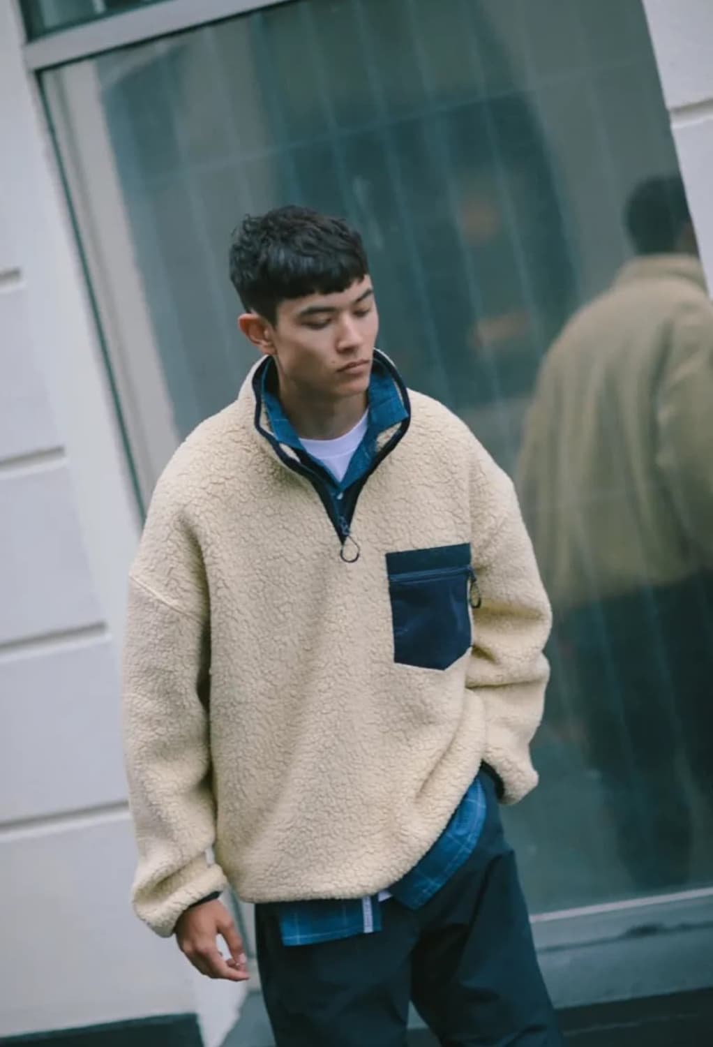 나나미카 후리스 네이비 상품이미지9