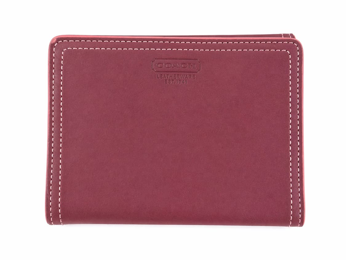 코치 여성 중지갑 플럼 핑크 상품이미지1