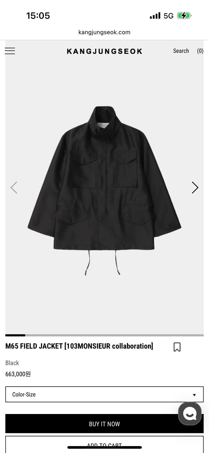 강정석 M65 필드 자켓 50사이즈 상품이미지1