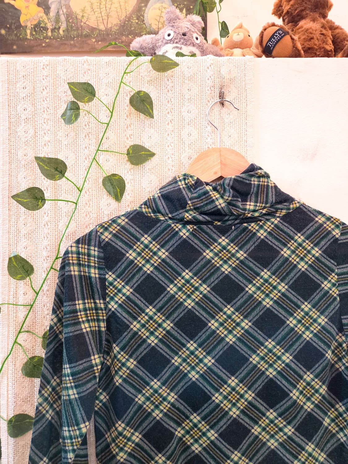 너드 체크 목폴라 슬리브 상품이미지5