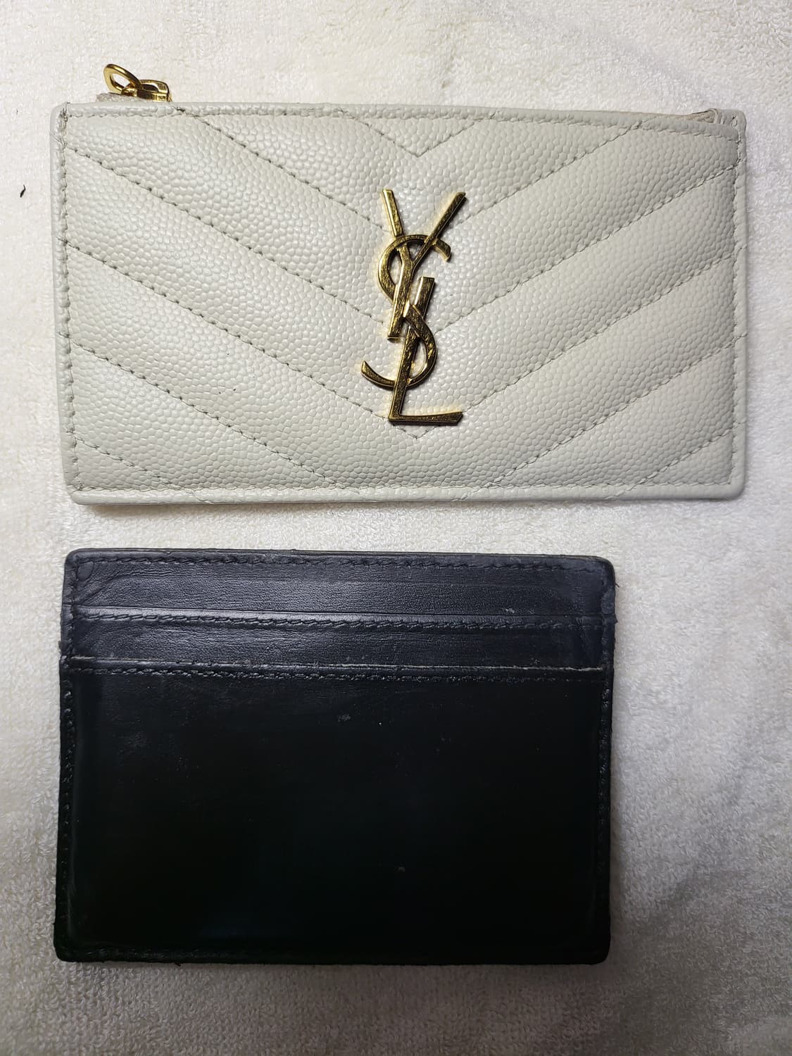 생로랑 마틀라세 카드지갑 크림색 상품이미지7