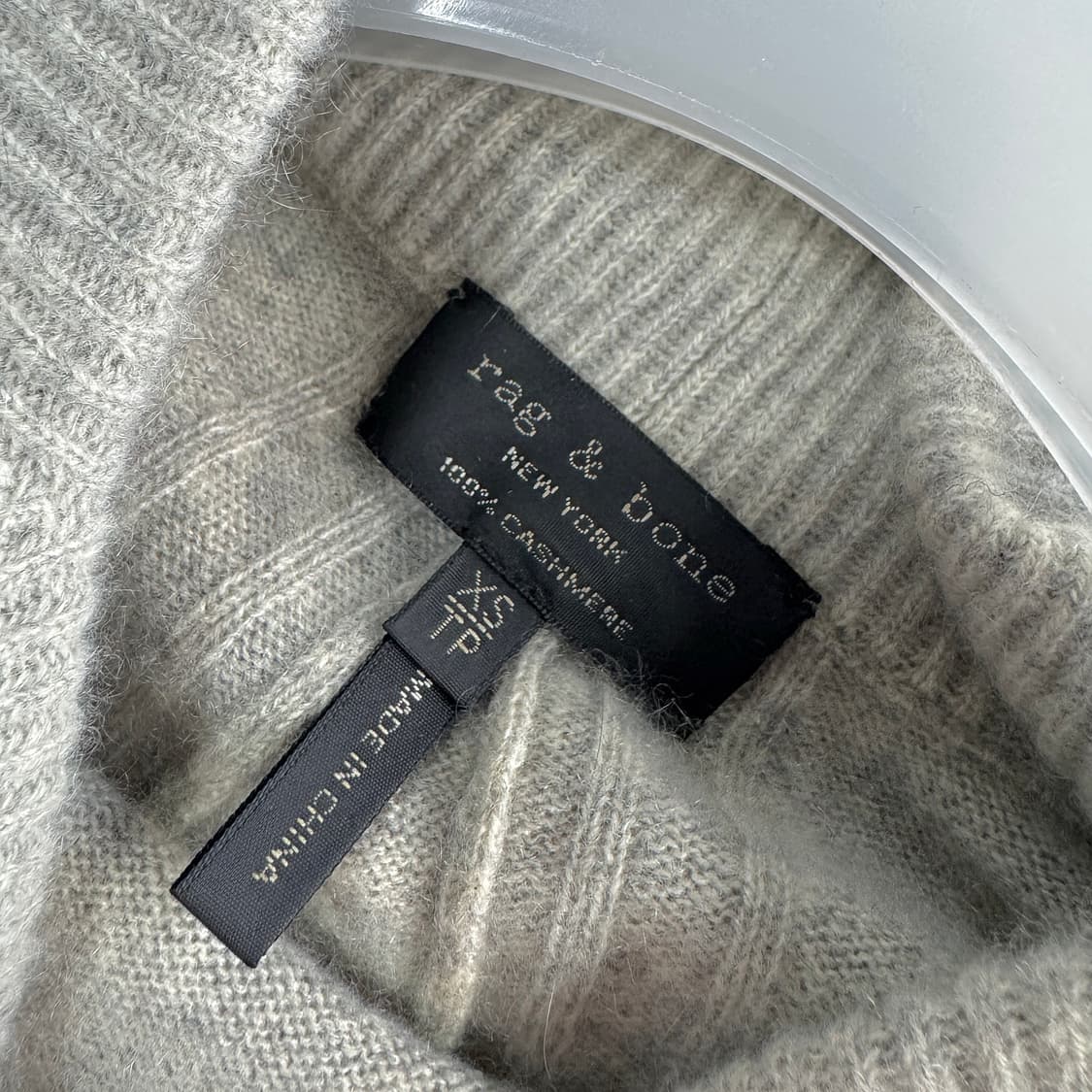 랙앤본 캐시미어100 모크넥 니트 상품이미지4