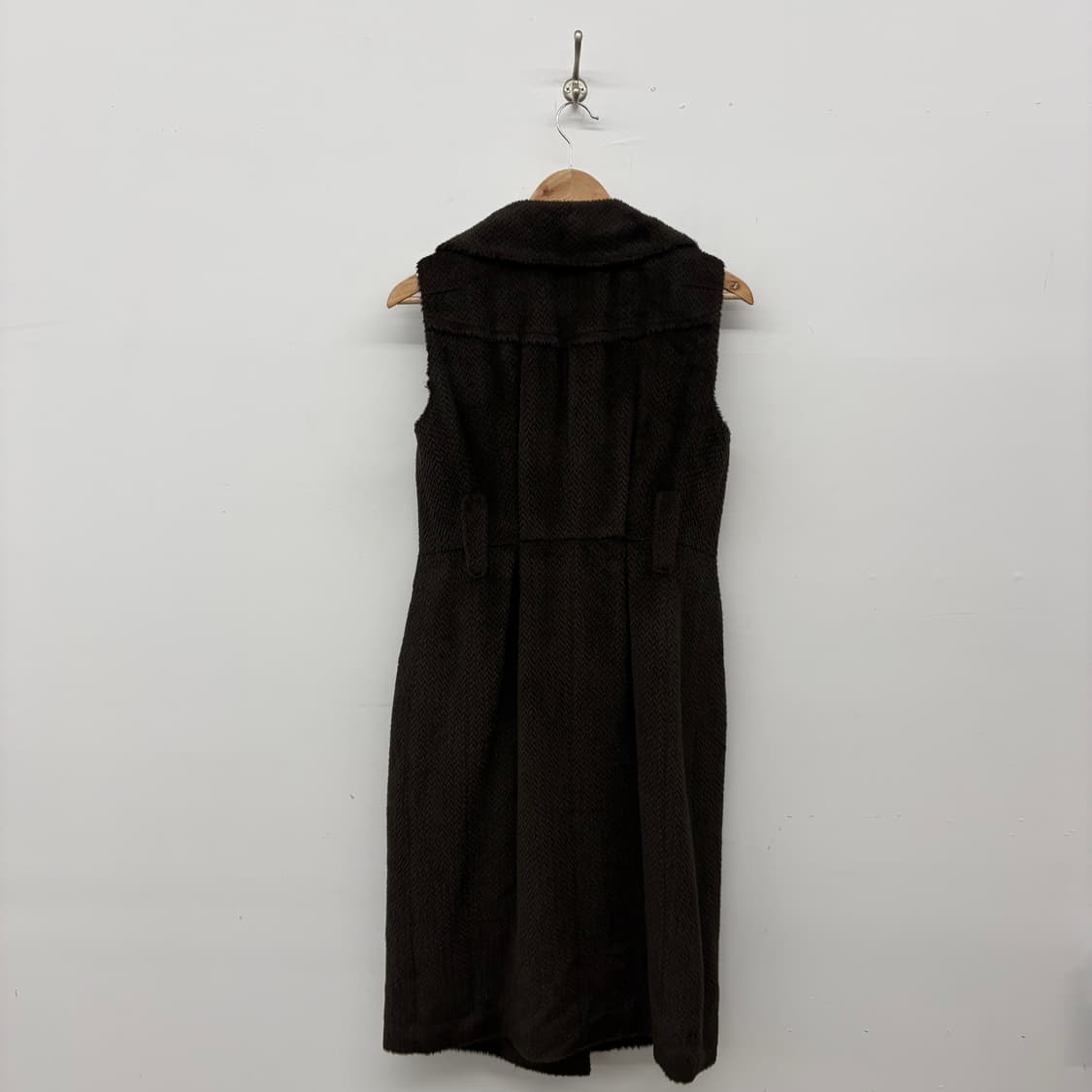 TIME 타임 브라운 롱 베스트 조끼 여/M 상품이미지7