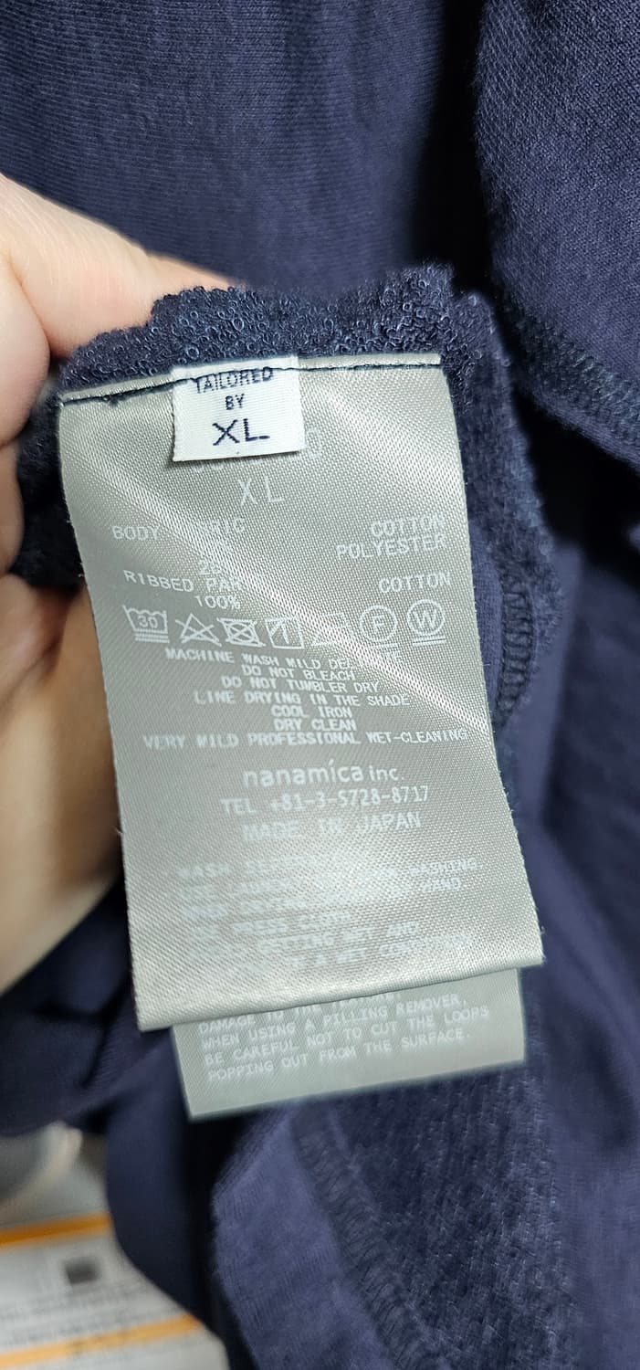 나나미카 코덴시 L/S 포켓 티 다크 네이비 상품이미지9