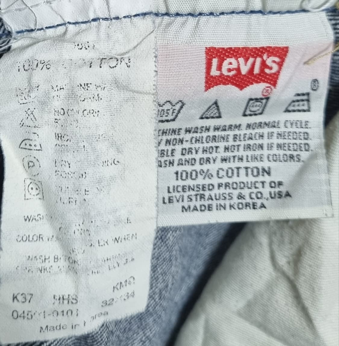 32) 리바이스501 데님팬츠 청바지 상품이미지4