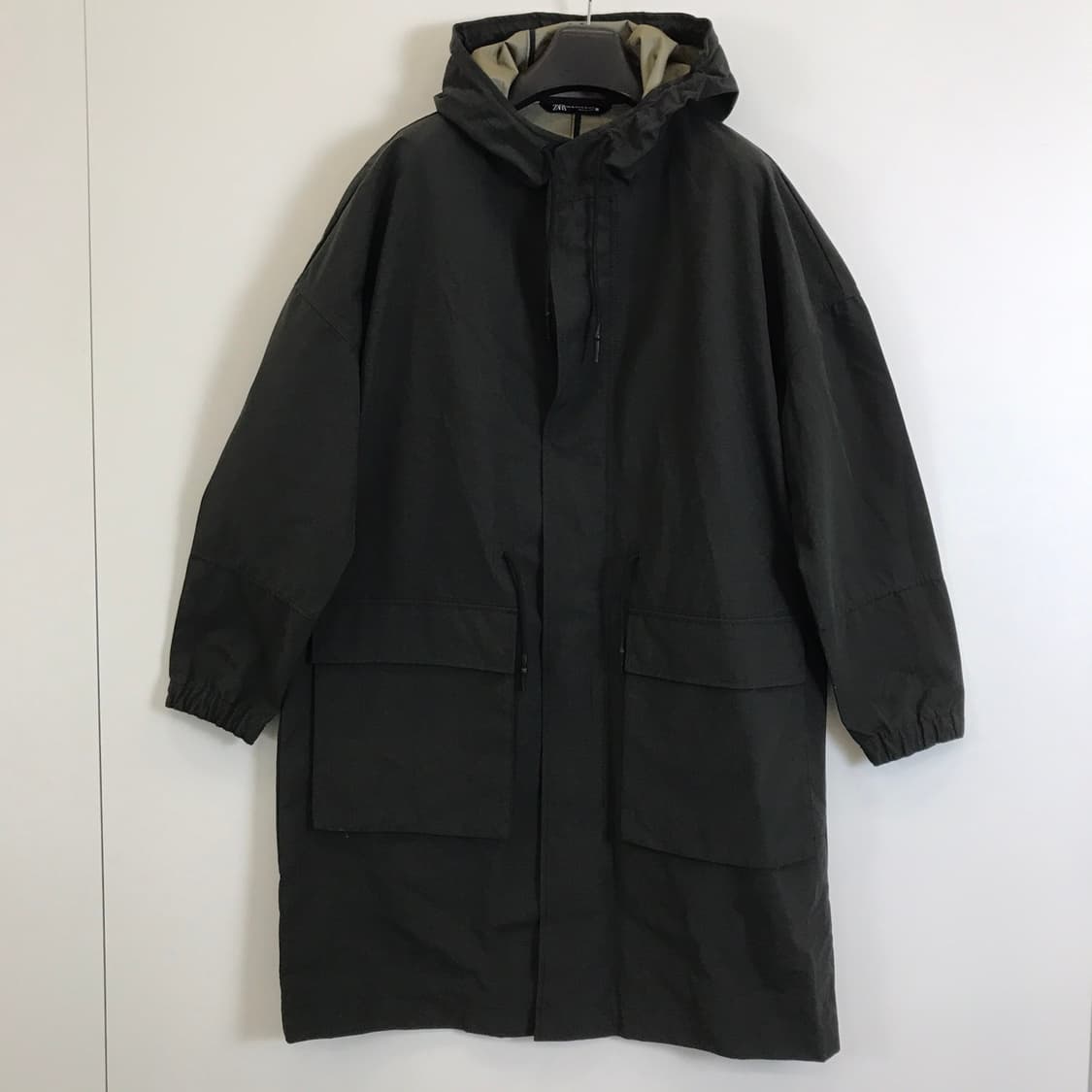 자라 오버사이즈 롱후드 테크자켓 [105-110] 상품이미지1