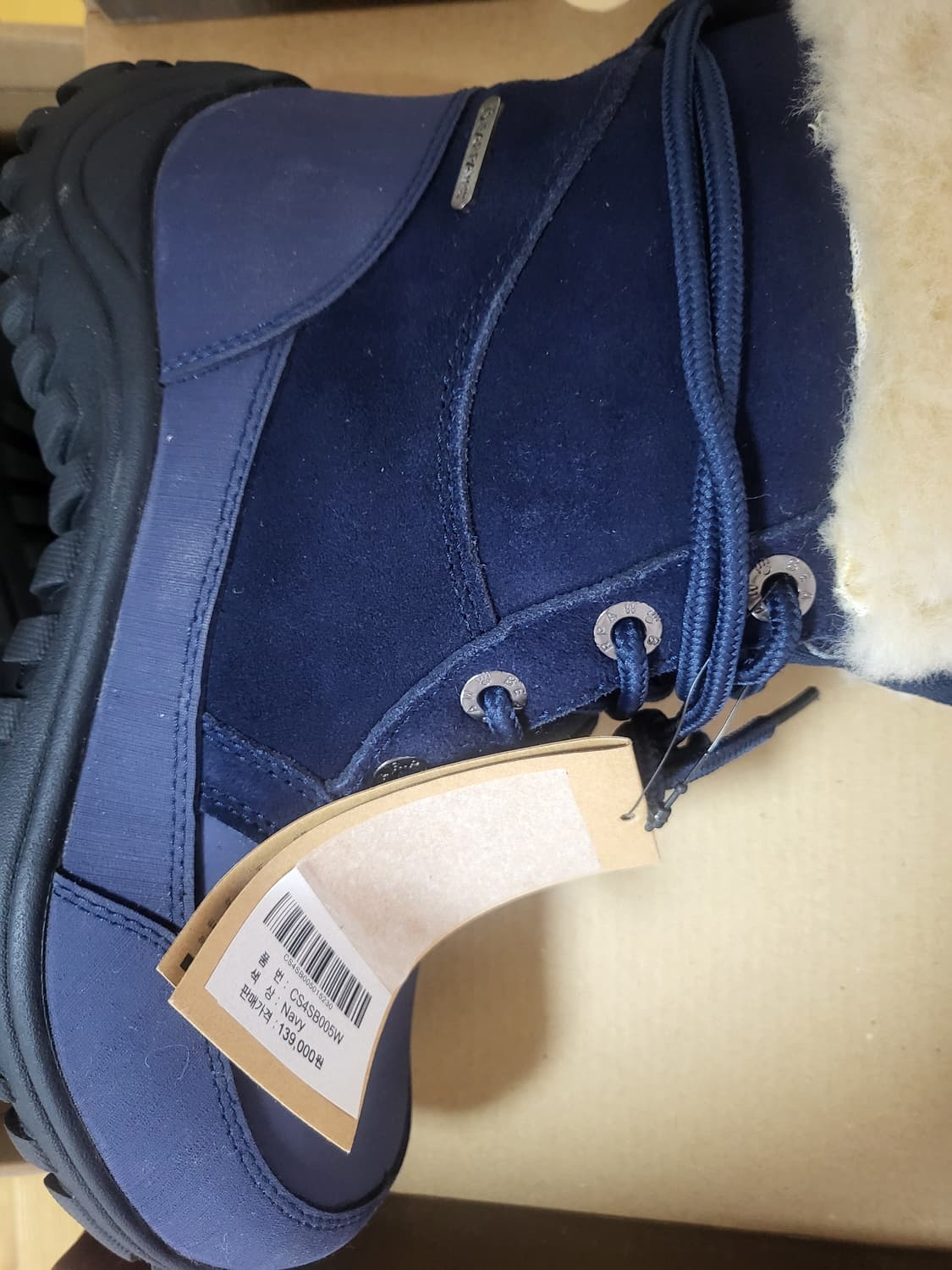 베어파우 엠마 H 8" 네이비 230 새상품 상품이미지1