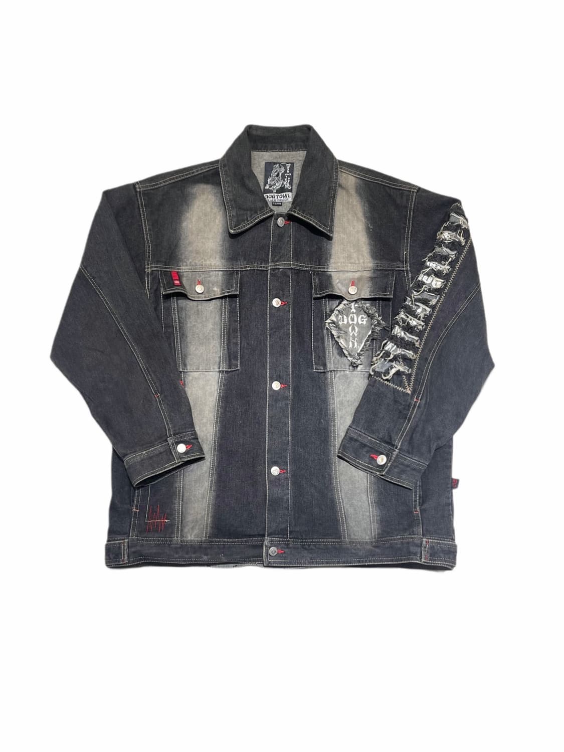 도그타운 워싱 데미지 데님 자켓 상품이미지1