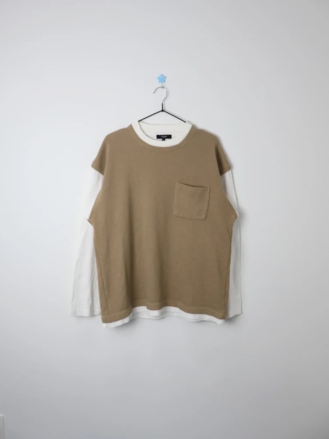 BEAMS Layered Pocket TShirt 상품이미지1