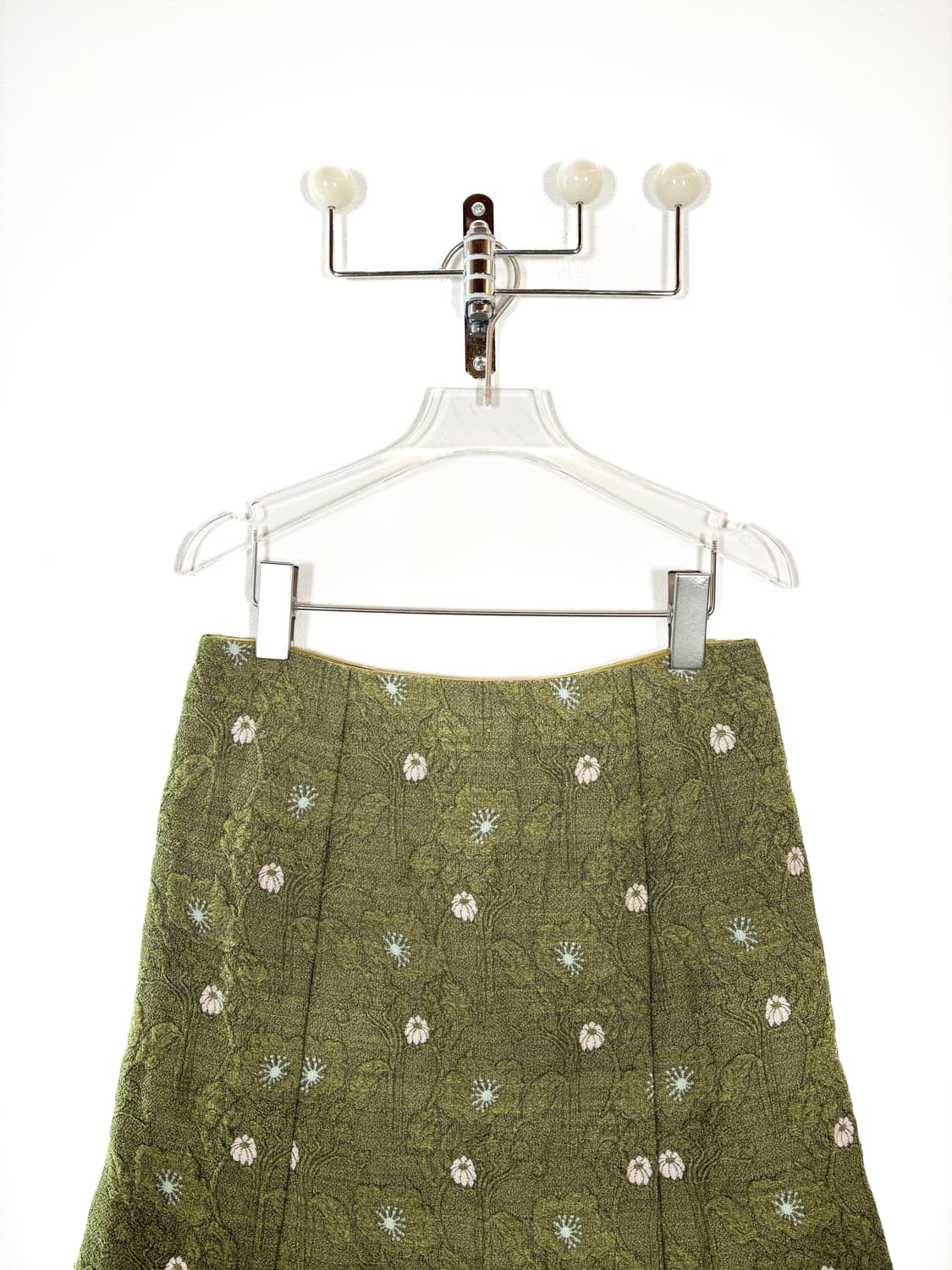 엠포리오 아르마니 플라워 엠보싱 울 스커트 상품이미지2