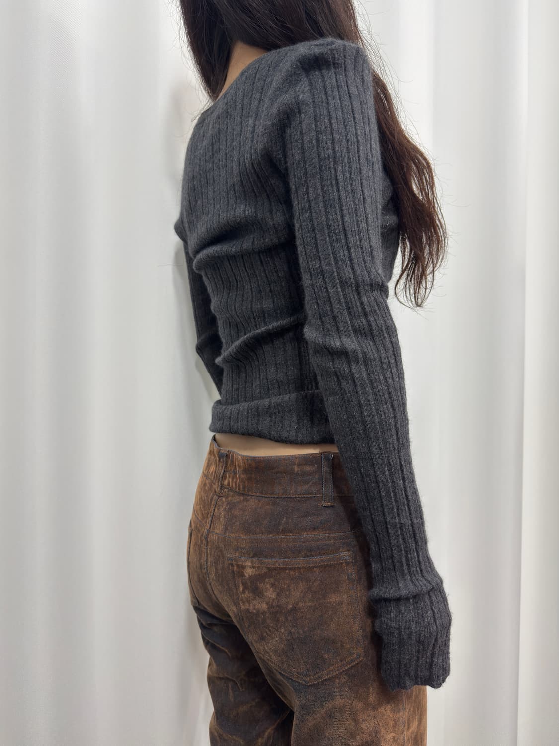 weatherland basics grunge bootscut pants 상품이미지6
