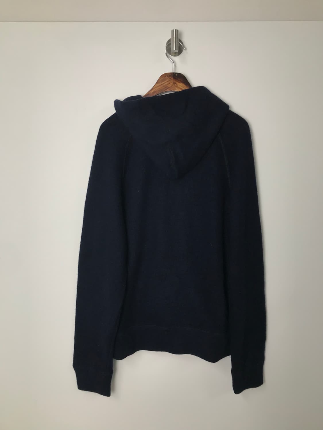 아베크롬비 y2k 와투케 네이비 니트 후드집업 상품이미지3