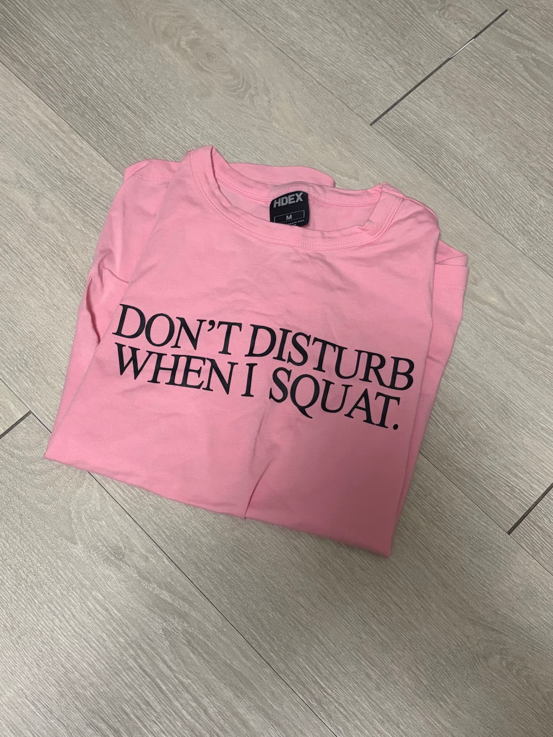 HDEX don’t disturb when i squat t shirt 상품이미지1